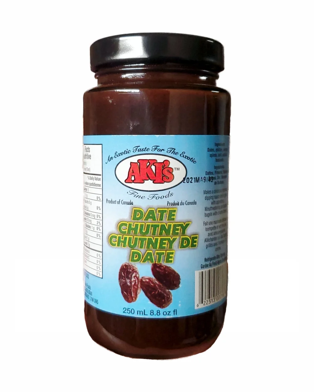 Aki's Aki's Date Chutney 250ml 250ml